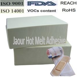 ผลิตภัณฑ์ดูแลผิวกาวร้อนละลายสำหรับเทปอุตสาหกรรม 100% Solid Block Milky White Color