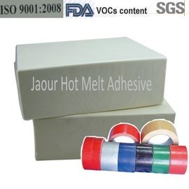 กาวร้อนละลายยึดเกาะได้ดีสำหรับเทปอุตสาหกรรม Block Solid Shape FDA / SVHC