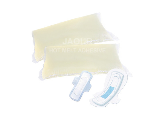 วางตำแหน่ง Hot Melt PSA Adhesive ไม่มีกลิ่น Transperant สำหรับผ้าเช็ดตัว